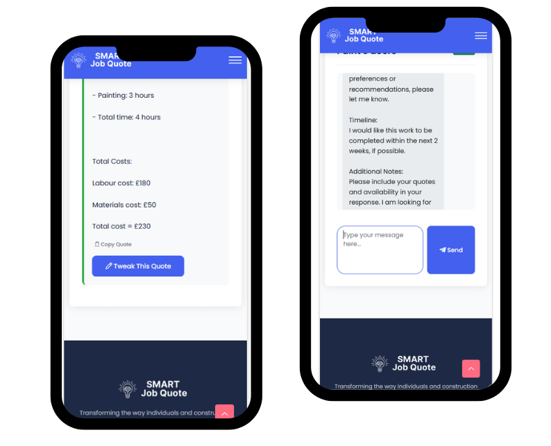 Smart Job Quote App